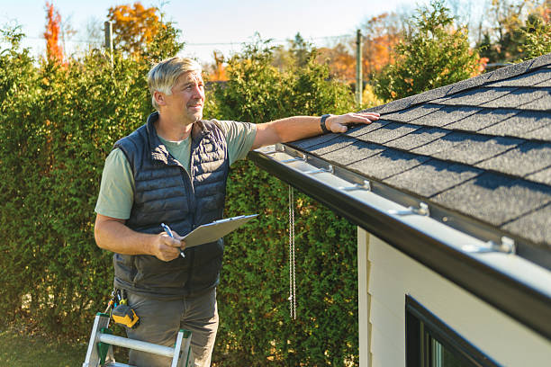Professional Roofing technician working in East Freedom, PA